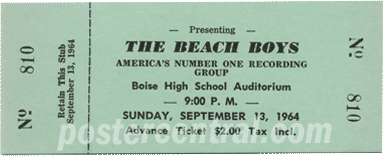 Beach Boys ticket